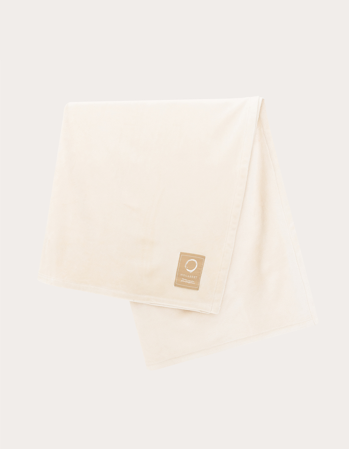 [2nd] Soft Drawing Label Blanket (Ivory)